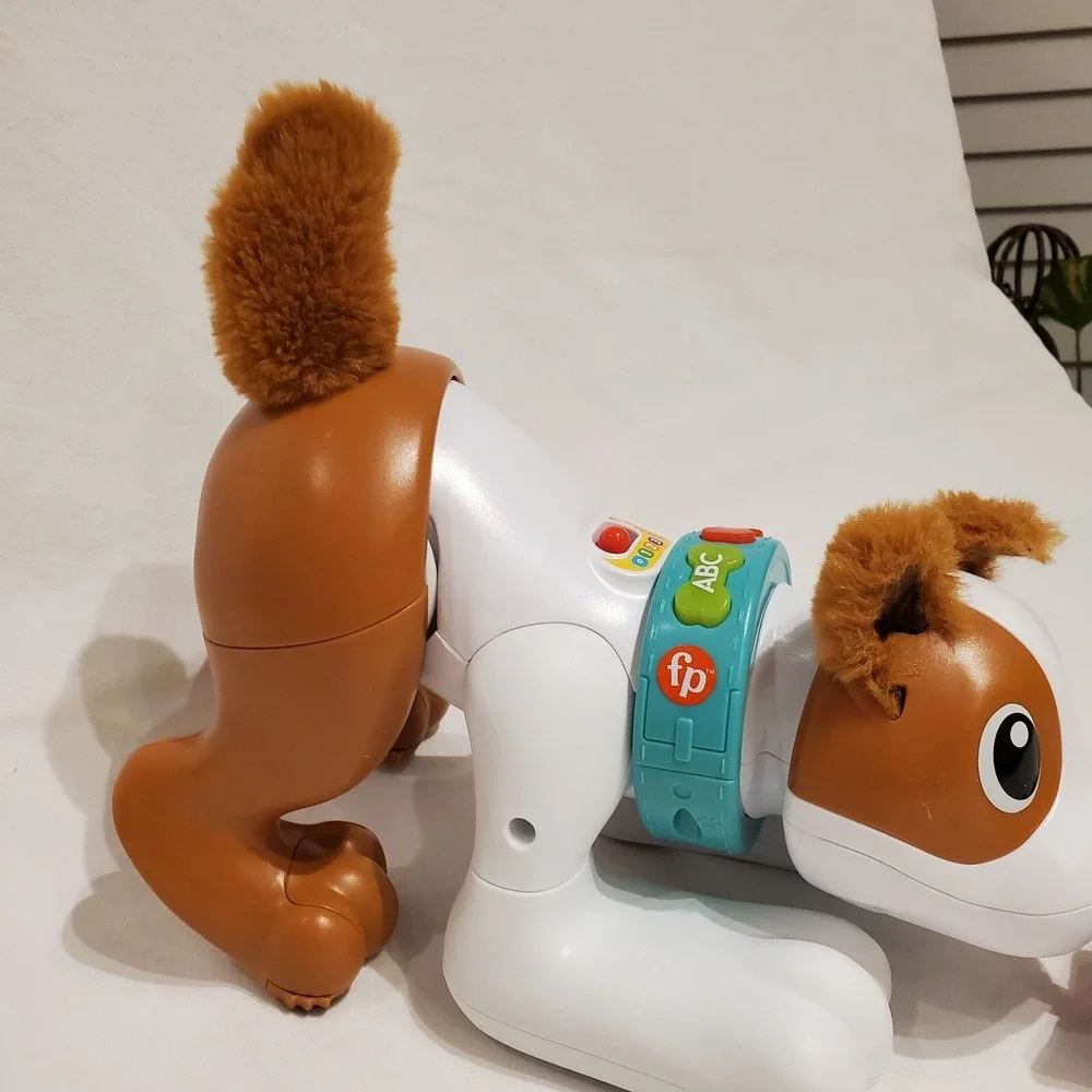 Fisher Price 123 Crawl with Me Puppy Electronic Dog Learning Toy GWW55